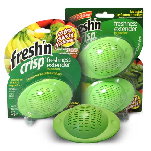 Fresh’n Crisp Produce Freshness Extender, Refillable 4 ct (SKU 63042)