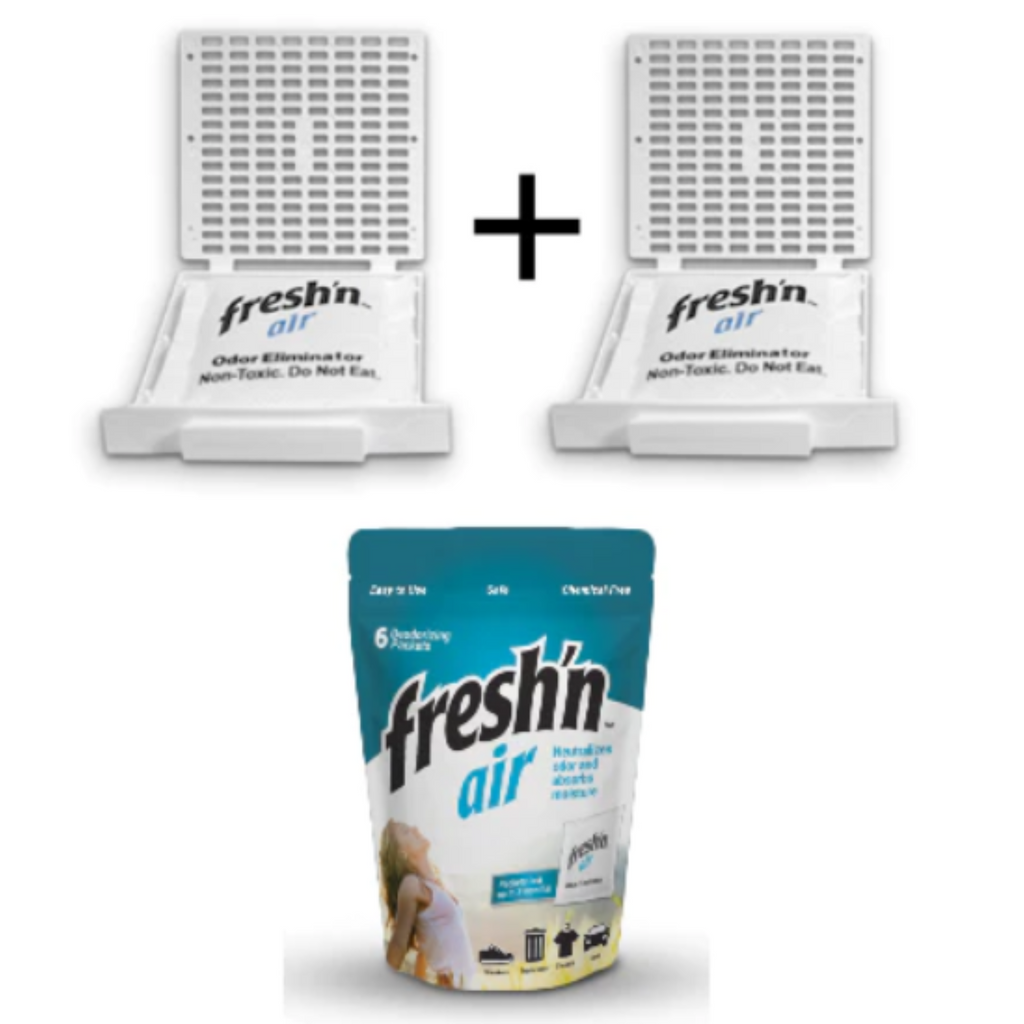 Fresh'n Air  Refillable Filter Combo Pack White (SKU 46407)