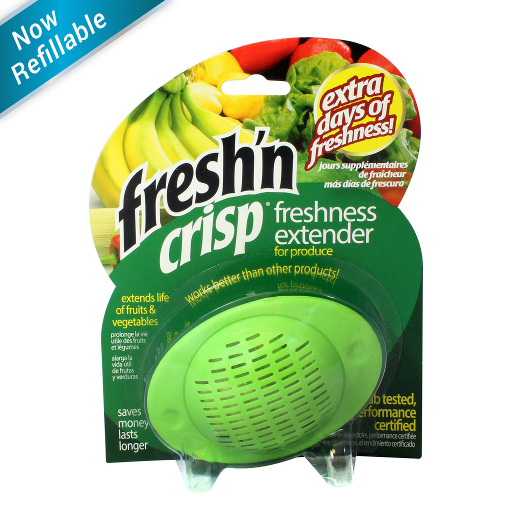 Fresh’n Crisp Produce Freshness Extender, Refillable Single Pack (SKU 63040)