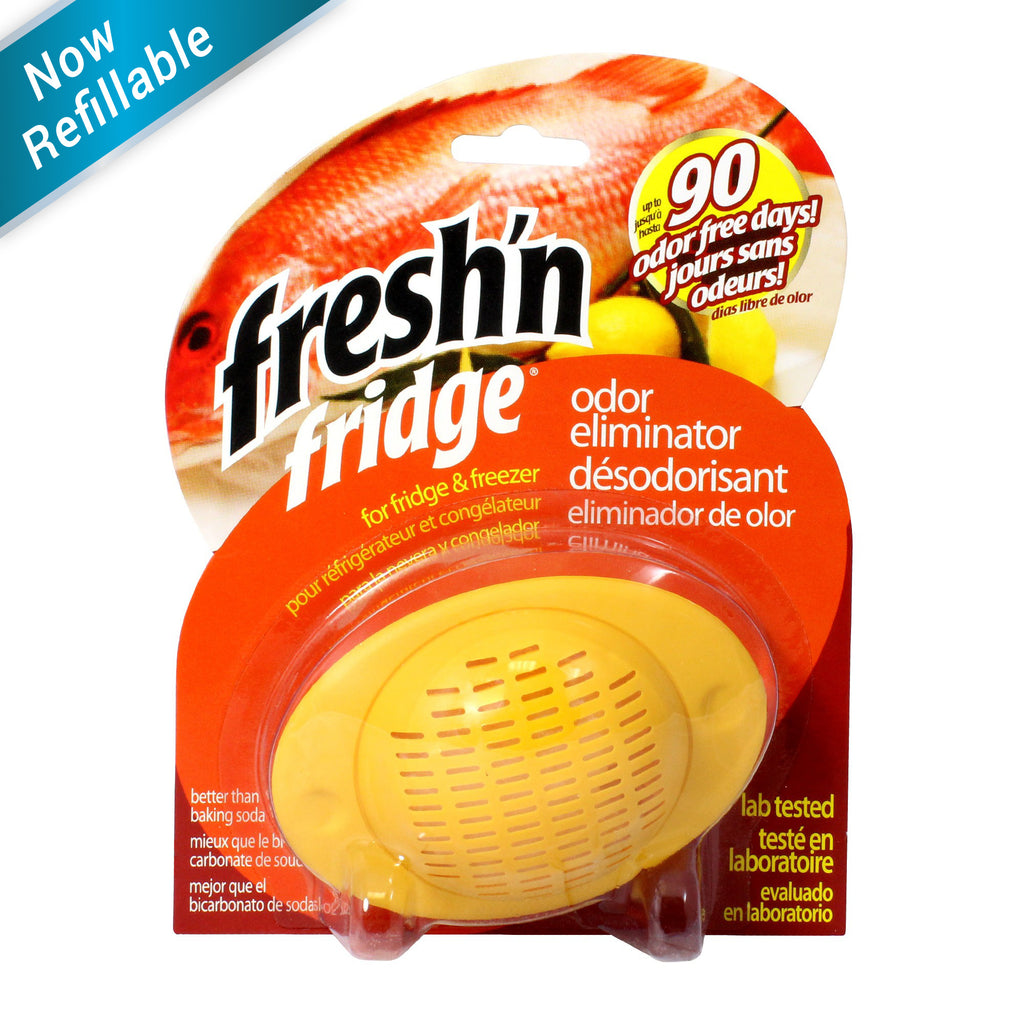 Fresh’n Fridge Refrigerator Odor Eliminator, Refillable Single Pack