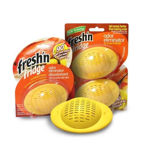 Fresh’n Fridge Refrigerator Odor Eliminator, Refillable 4 ct